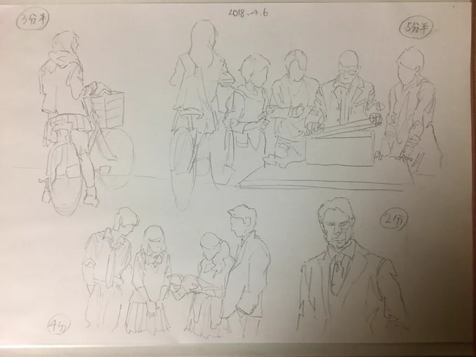 クロッキーとエフェクト 