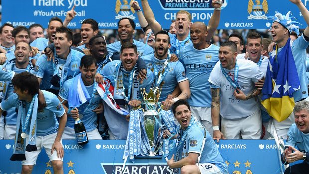 ManCityBrazil's tweet photo. Man City pode se tornar campeão da Premier League amanhã, seria o terceiro título em 7 anos, e assim a equipe vai caminhando para ser a equipe da década na Inglaterra. https://t.co/YjixBKf3jV