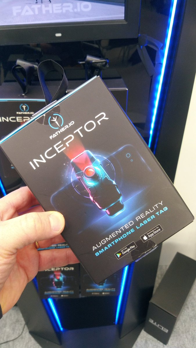 consollection's tweet photo. Le retour de réalité augmentée avec #Inceptor de @fatherio créé par les anciens de Call of Duty ! Un deathmatch en vrai ! J'espère vous en parler bientôt ;)

 #VillageExertis @ExertisFrance 
#Medpi #Medpi2018 @MedPi https://t.co/h4SIQJaePh