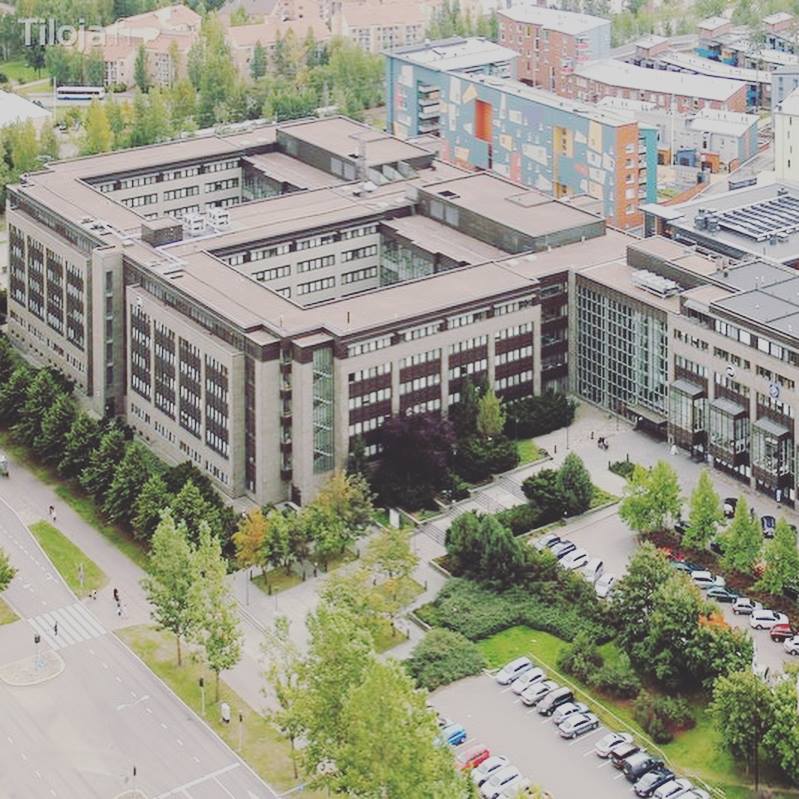 u_d_m's tweet photo. Gave a lecture on #temporaryuse to @tilapioneerit today. This massive Colosseum was built in the upswing of 80's as the headquarters of a big Finnish energy producer but is now mainly empty. Looking forward to upcoming activities and event there in May! https://t.co/X2rH4CMhIQ