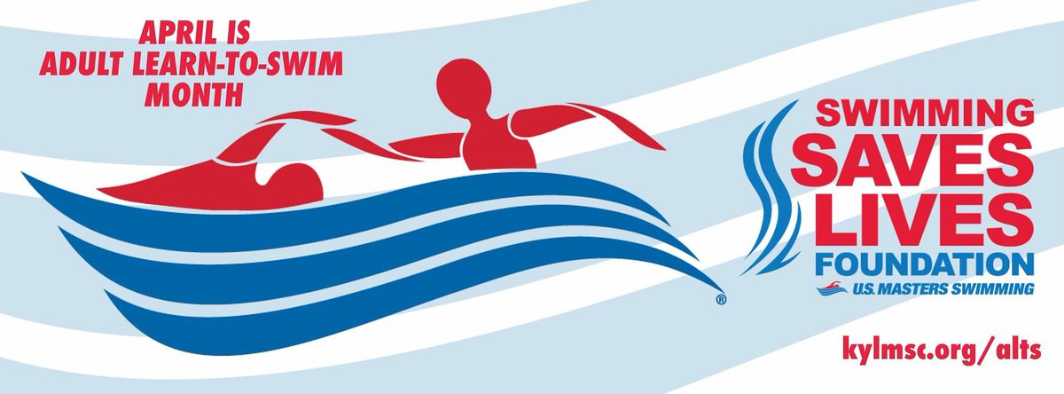 kylmsc's tweet photo. April is #AdultLearnToSwim month at @MastersSwimming and in the Kentucky LMSC. Visit https://t.co/UrVCaybPcT to find out more about FREE adult swim lessons in Louisville. https://t.co/bvIxBIT2Sr