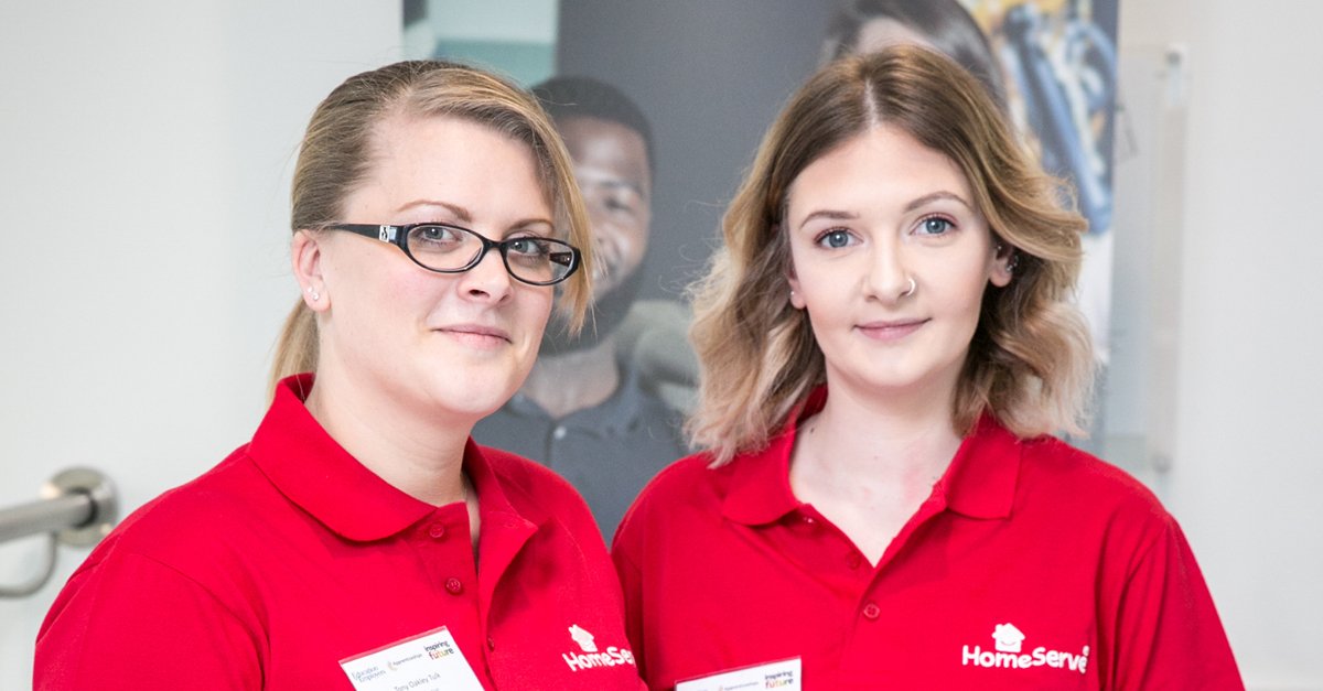 HomeServeNews's tweet image. Talking HomeServe careers at @InspiringTF #apprenticeships event recently, photo @Edu_Employers #10KTalks #WeAreHomeServe