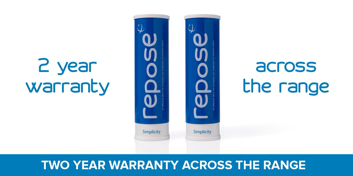FMG_Repose's tweet photo. Did you know Repose pressure ulcer prevention products come with a two year warranty. https://t.co/U2x3Jn8Jj4 #RelyonRepose #PressureUlcers #stopthepressure https://t.co/Mo6iVQCx3K