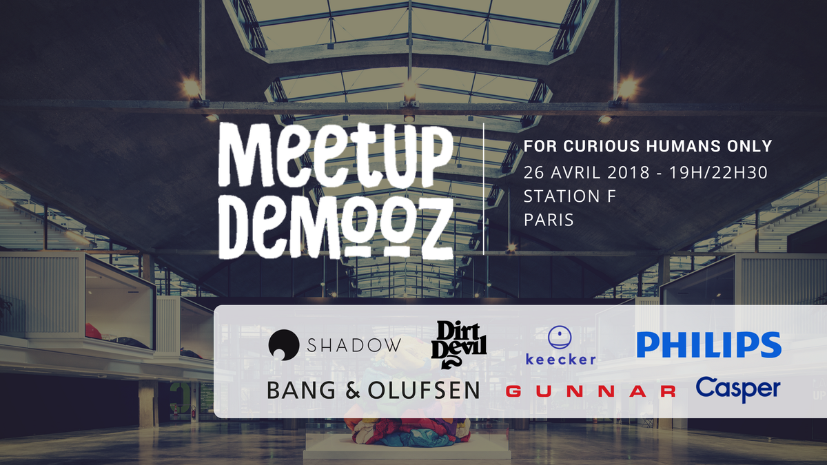 Demooz_Fr's tweet photo. Rejoignez-nous pour un #MeetupDemooz à #StationF le 26 avril prochain.
- Des tests et des échanges avec de belles marques innovantes 💡
- Des animations et un bon petit buffet. 🥂
- Le tout dans une ambiance conviviale 😀
Inscription gratuite ⏩
https://t.co/SKgesAAhhy
#Paris https://t.co/OBwQEkDNQ6