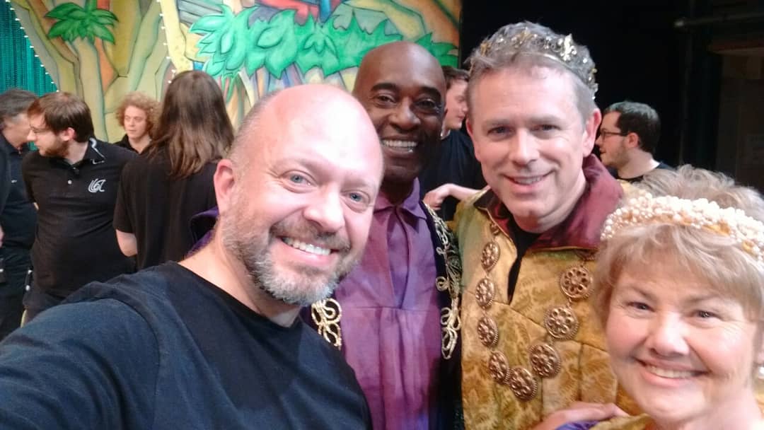DouglasKuhrt's tweet photo. @AnnetteBadland1 you might like these! Great to work with you again after so many years.... Such a pleasure to work with the lovely @peerobinson @realchrisjarvis too! #CbeebiesTheTempest https://t.co/PhFPZRsc3a