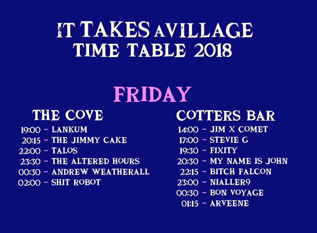 ITAVfestival's tweet photo. 1 WEEK TO GO!🎉🎊🎉 Here is our timetable for the weekend in @trabolgan! There are a handful of houses left at https://t.co/42P0dtsl0p Join the village! #irishmusicparty #Cork #ITAV https://t.co/5WOa1UQIeE