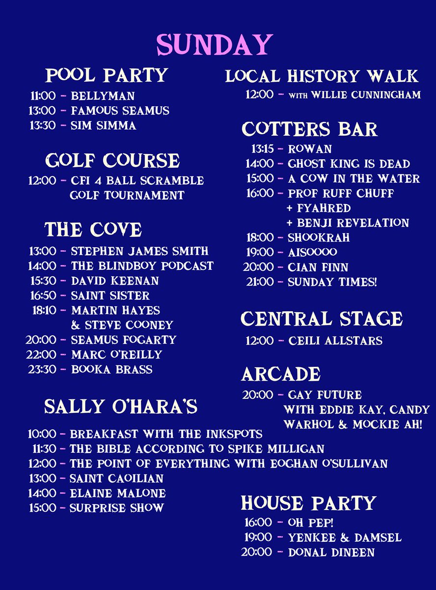 ITAVfestival's tweet photo. 1 WEEK TO GO!🎉🎊🎉 Here is our timetable for the weekend in @trabolgan! There are a handful of houses left at https://t.co/42P0dtsl0p Join the village! #irishmusicparty #Cork #ITAV https://t.co/5WOa1UQIeE