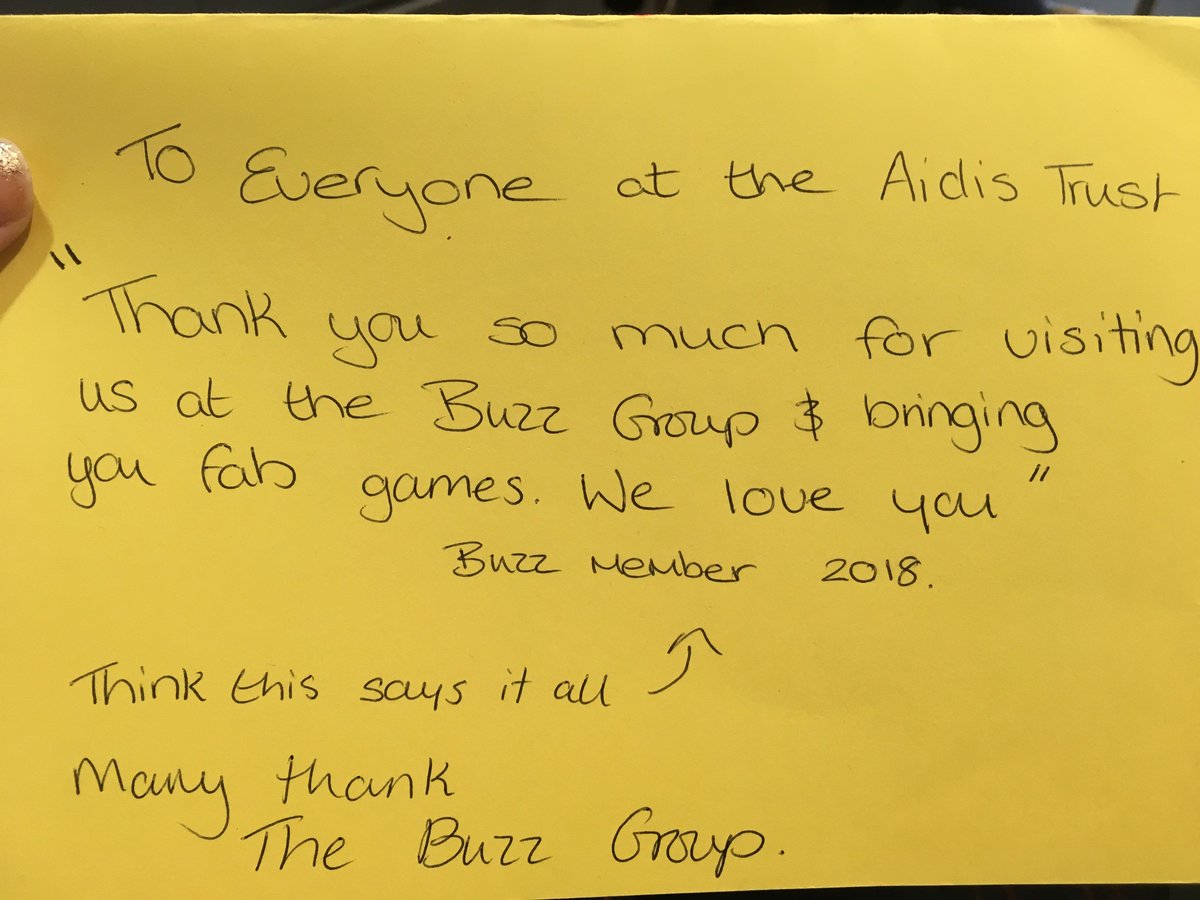EveryoneCanUK's tweet photo. The Buzz Group giving us that #FridayFeeling sending us a lovely thank you card for our gaming day with them ☺️🎮 #Gaming #EveryoneCan #ThankYou https://t.co/eyJL7Hqt9i