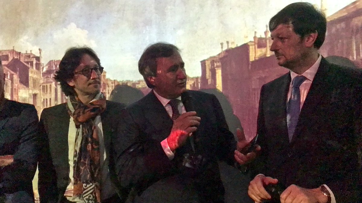 LuigiBrugnaro's tweet photo. All’inaugurazione del @CasanovaMuseum il primo museo esperienziale dedicato al veneziano Giacomo Casanova.
Allestimenti multimediali e interattivi, scenografie e ricostruzioni virtuali.
 
#CasanovaMuseumExperience #MuseoCasanova 

@comunevenezia @veneziaunica https://t.co/nobHSpB158