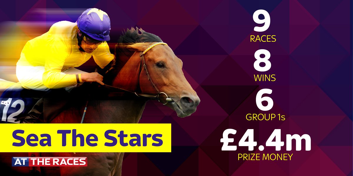 2000 Guineas, Derby, Eclipse, Juddmonte International, Irish Champion, Arc - the great Sea The Stars, born 12 years ago today!