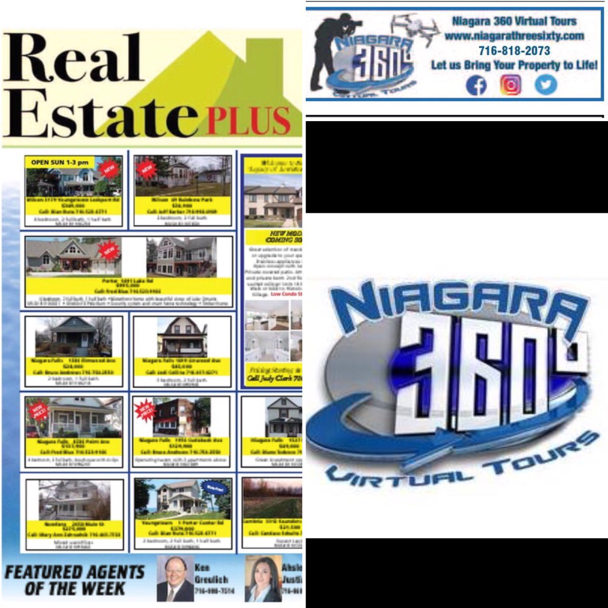 Niagara3Sixty's tweet photo. Check out our ad in this week’s “Real Estate Plus” section in the @LockportJournal or @NiagaraGazette ! Visit our website for more information: https://t.co/Pymc5xBGPX #niagaracounty #lockport #buffalo #changingrealestate https://t.co/KlpkEPuwFQ