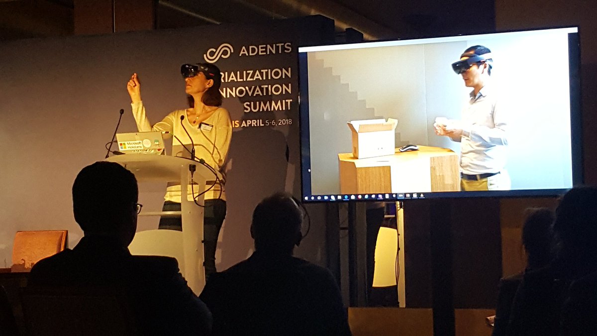 Adentsinfo's tweet photo. Back to the future: #AdentsProdigi &amp; @Microsoft #Hololens for a more efficient #SupplyChain to wrap up the #Paris #SerializationSummit https://t.co/awwePabl5x