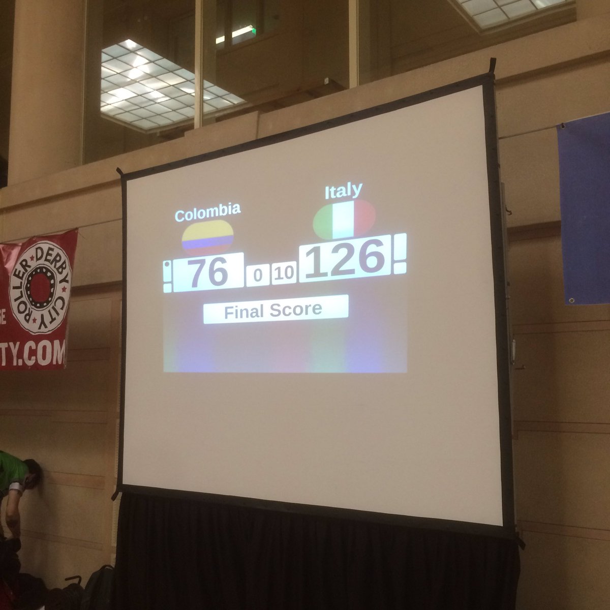 #teamcolombia <a href="/TeamItalyRD/">Team Italy Roller Derby</a> final score #mrdwc2018