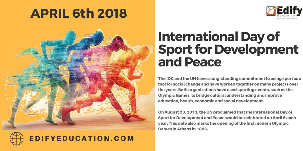 mdnedify's tweet photo. International Day of Sport for Development and Peace
Follow us : https://t.co/DVsoQJ2k7d
@vishy64theking #mdnedify @EdifySchool @EdifyEcity @edifykanakpura @EdifyAmravati @edifycuddalore #internationaldayofsport #developmentjustice https://t.co/XEdU9IuuW0