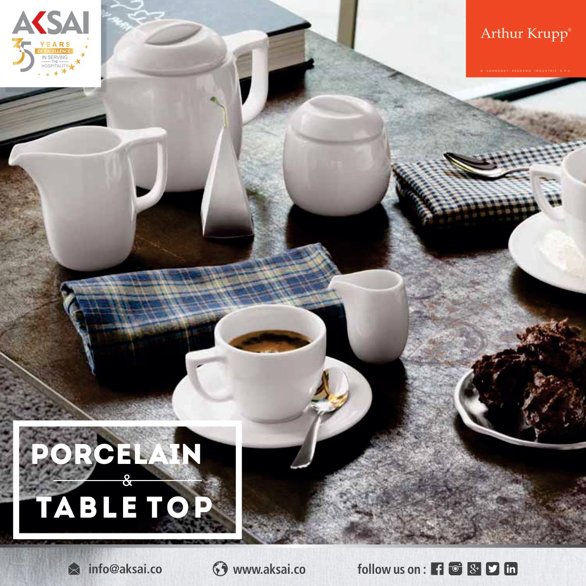 AksaiCreations's tweet photo. Make the style of your table settings more precious, classic, elegant, retro, refined and modern. Discover the range of ARTHUR KRUPP through AKSAI.. :)
#aksaicreations #aksai #chefclothes #kitchenware #cookware #tableware #ironcookware #knives #tabletops #barware #GlassesTwitter https://t.co/9v4L8ufG2S