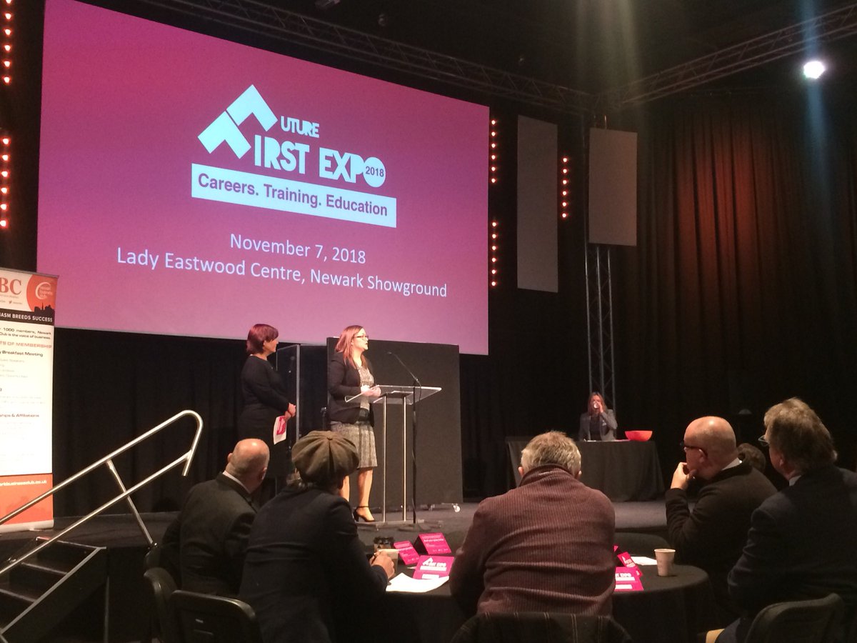 Our sponsors, Future First Expo, have just taken to the stage.
