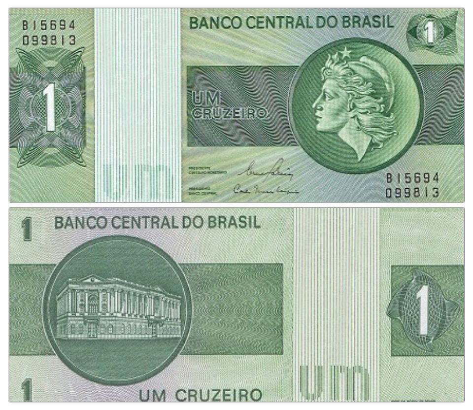 NumismaticaBlog's tweet photo. Brasil - 1 Cruzeiro.
#Numismatica #billetes #monedas #brasil #cruzeiro #notafilia #numismatic #coin #banknotes #banknotesoftheworld #billetesdelmundo https://t.co/jFK5Dx7ILP