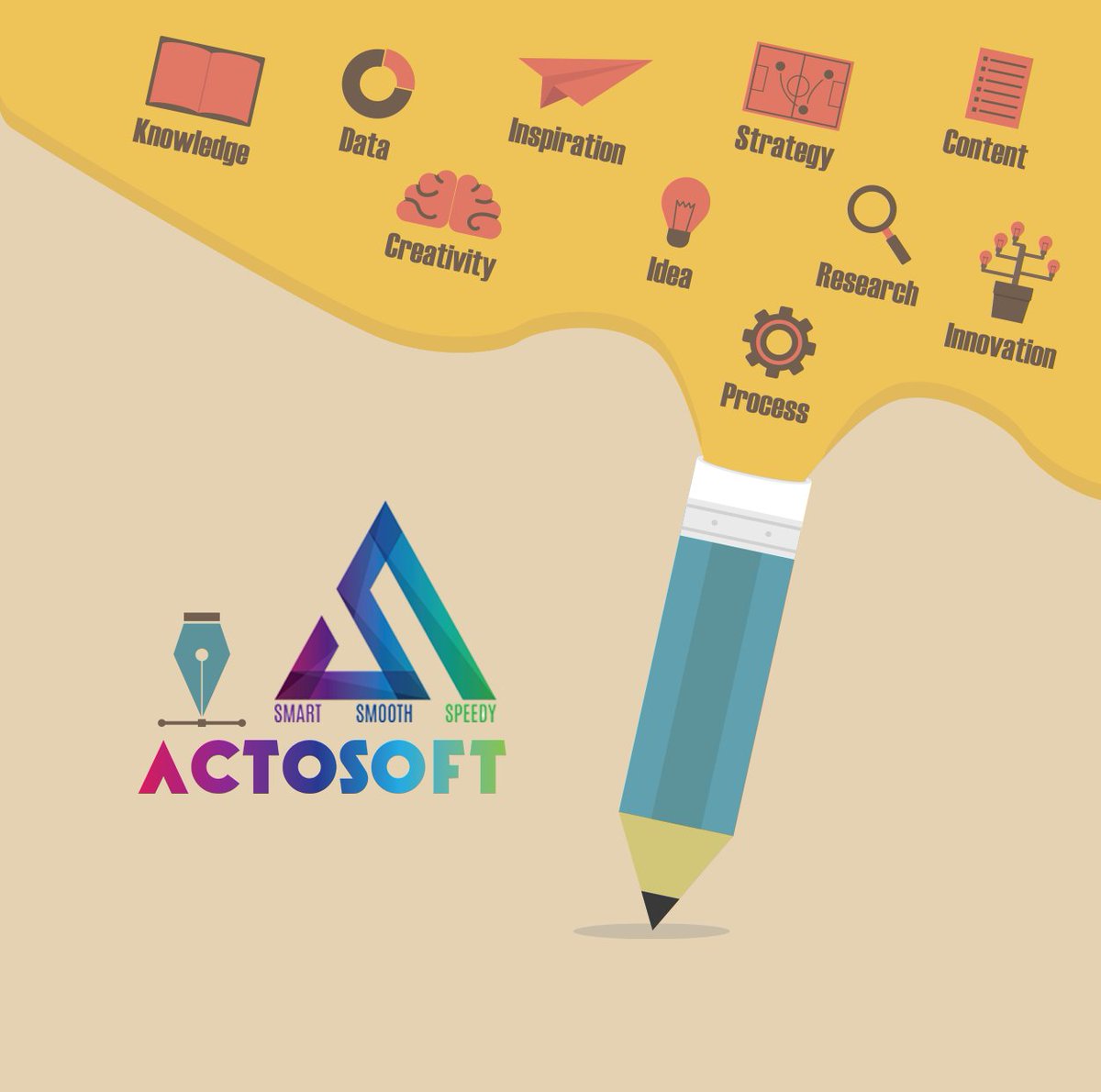 vruti19's tweet photo. Actosoft | SMART SMOOTH SPEEDY - "knowledge,data,creativity,inspiration,idea,strategy,reaches,contact, innovation,process "
#actosofts3 #actosoft 
What we do : 
#socialmediamarketing #webdesign #webdevelopment #graphicdesign #mobileaapdevelopment #liveprojecttraining https://t.co/DTO5HwofUM