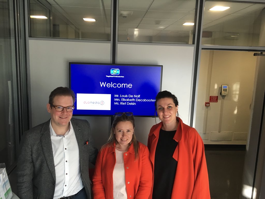 duomediaPR's tweet photo. Talk about a warm welcome! Many thanks to the @Ti_Films team for having us! #Italy #Packaging #Taghleef https://t.co/tSnWLfOi81