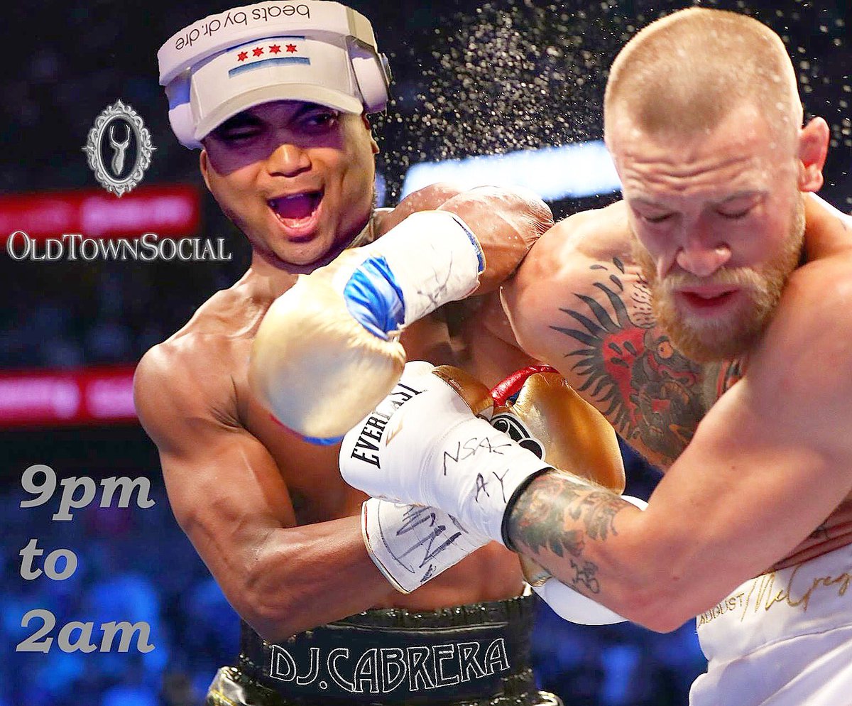 jaydawgc's tweet photo. TONIGHT!
#DJCabrera #Chicago #OldTown #TMZ #LooseCannon #ThrowingThings #Tempertantrum #AngerManagement #Woosah #CalmDown #Breathe #ConnorMcGregor #UFC #MMA #Boxing #WWE #Wrestlemania #C2E2 #Snow #April #Hashtags # #DJLife #DefTalDJs https://t.co/pJmJrCKHro