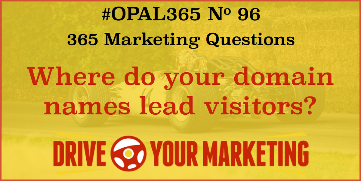 mark3deal's tweet photo. We're still in this week's theme of managing your domain ownership. So today's #OPAL365 question: Where do your domain names lead visitors? https://t.co/4ny1RGm1QU #plan @FruitworksSpace @kentcreativeart @AngleStudios @lisawolfe472 https://t.co/7hJ6hKYbYs