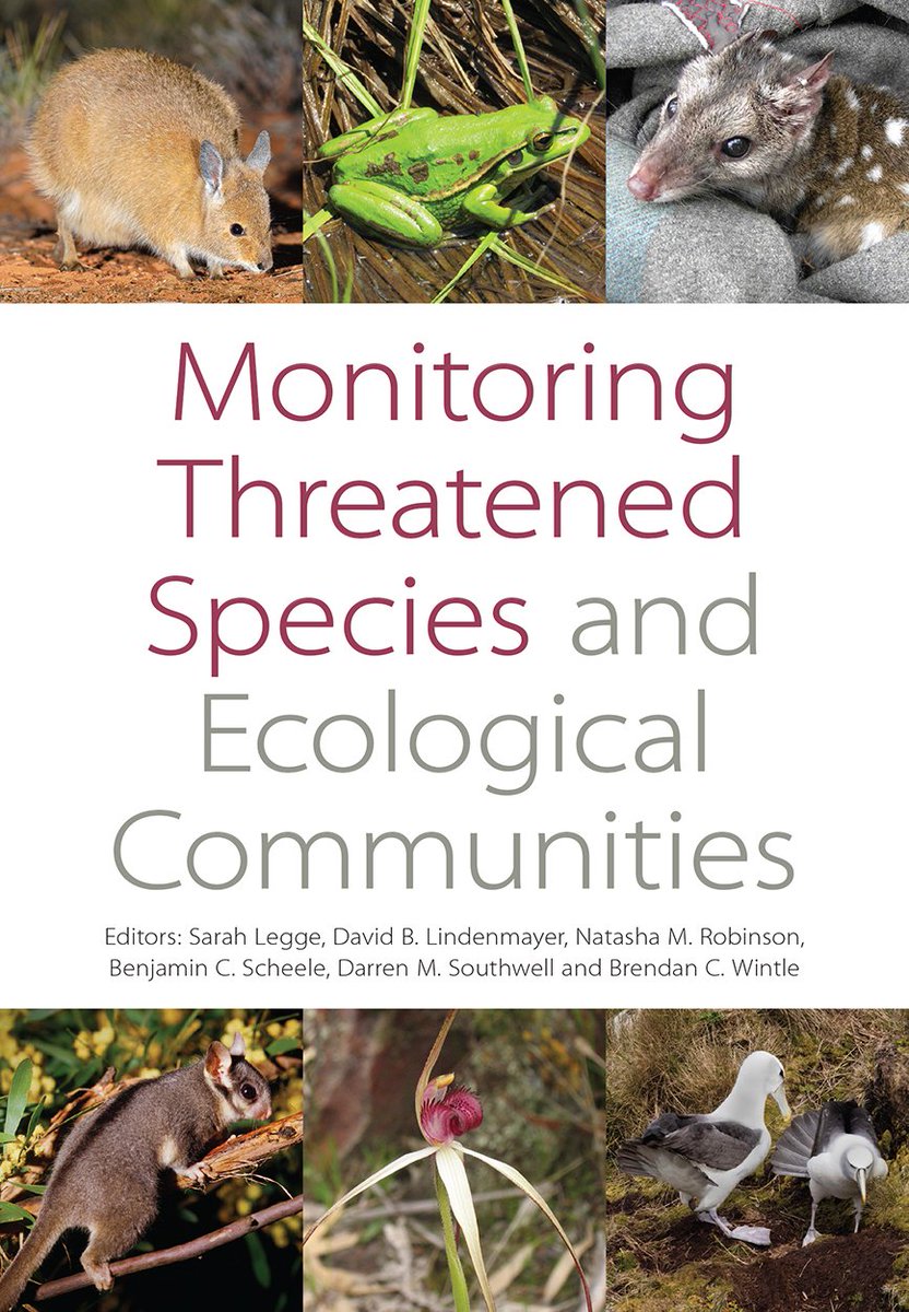 TSR_Hub's tweet image. We&apos;re excited to be launching our new book &apos;Monitoring Threatened Species &amp;amp; Ecological Communities&apos; at @NRMRaIN #SANRM18. Join us 5pm Wed 11 Apr Ingkarni Waardli Atrium @UniofAdelaide.

Check out the conference program: nrmscience.org/conference-pro…