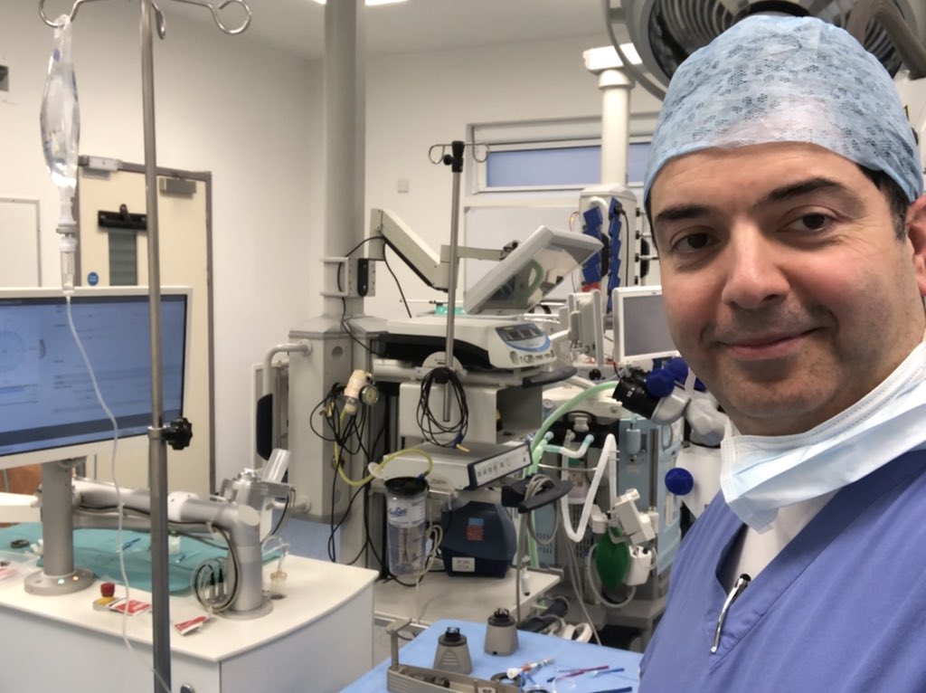 EyeClinicLondon's tweet photo. Bladeless corneal transplantation in Children: Really pleased and excited that I have performed the first UK #DALK deep partial thickness corneal #graft in a child using the latest femtoscond laser #innovation #firstinUK #excellence #changinglives #Laser #cornea #eyesurgery @qvh https://t.co/wSVoGRQ3Py