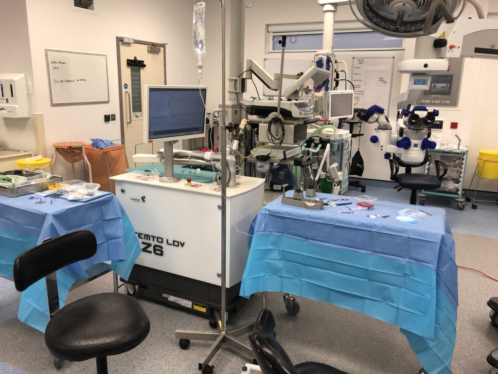EyeClinicLondon's tweet photo. Bladeless corneal transplantation in Children: Really pleased and excited that I have performed the first UK #DALK deep partial thickness corneal #graft in a child using the latest femtoscond laser #innovation #firstinUK #excellence #changinglives #Laser #cornea #eyesurgery @qvh https://t.co/wSVoGRQ3Py