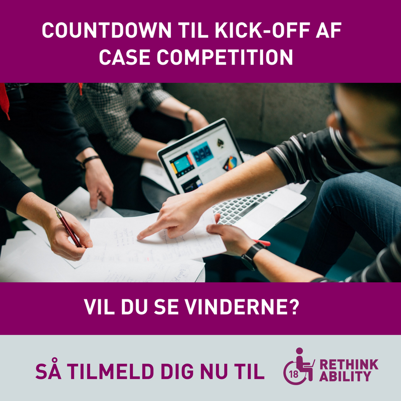 DANSIC_tweets's tweet photo. Vores Case Competition deltagere har nu 24 timer til at løse casen om bedre inklusion af mennesker med handicap på arbejdsmarkedet. På søndag til RETHINK ABILITY Konferencen kan du se, hvem der løber afsted med præmien på hele 25.000 kr. 
Tilmelding 👉🏼https://t.co/Ncvy87H86r https://t.co/vOqlYfEzvC