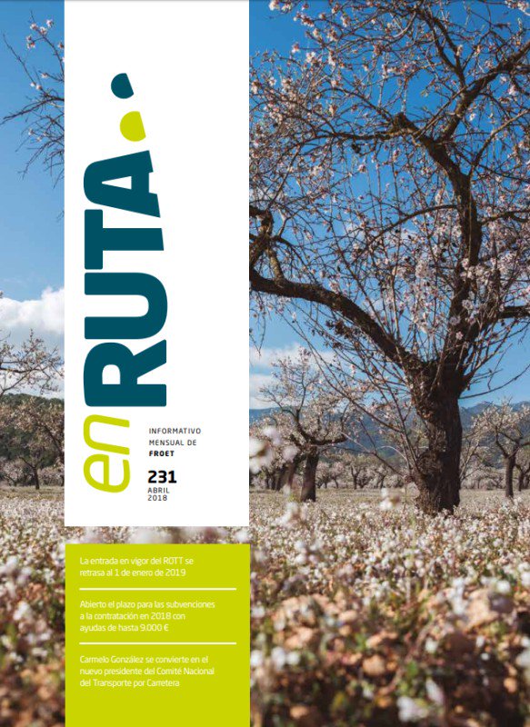 Descarga el nº 231 de abril de #FroetEnRuta en la que hablamos de la entrada en vigor del nuevo ROTT, la linea de subvenciones a la
contratación en 2018 y del Reglamento de Protección de Datos. froet.es/portfolio/froe…