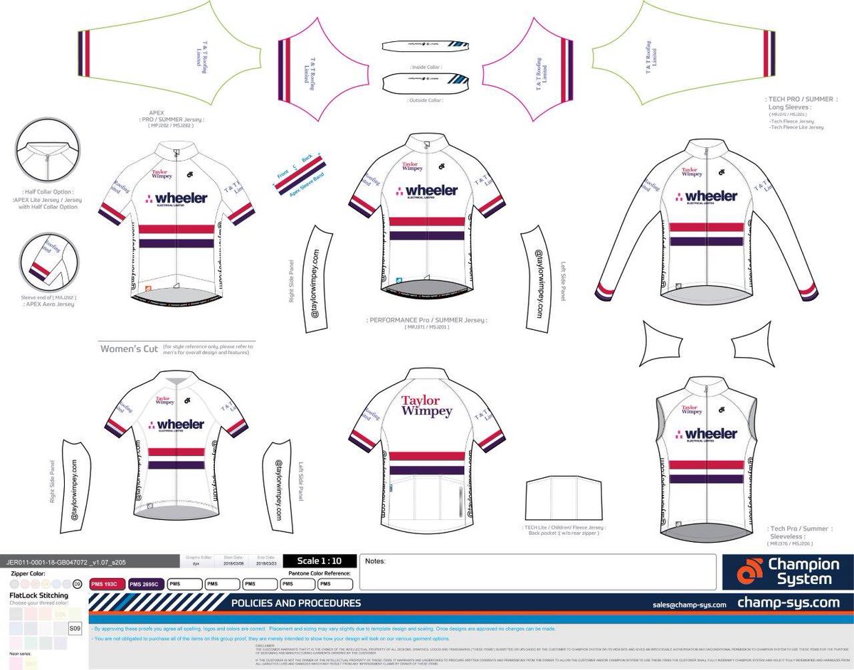 Stephanie Wheatley (@steph_wheatley) on Twitter photo So our team kit is going into production for the forthcoming <a href="/TaylorWimpey/">Taylor Wimpey</a> challenge. Thanks to our sponsors <a href="/tandtroofingltd/">T & T Roofing Ltd</a> @wheelerelectrical So our team kit is going into production for the forthcoming <a href="/TaylorWimpey/">Taylor Wimpey</a> challenge. Thanks to our sponsors <a href="/tandtroofingltd/">T & T Roofing Ltd</a> @wheelerelectrical