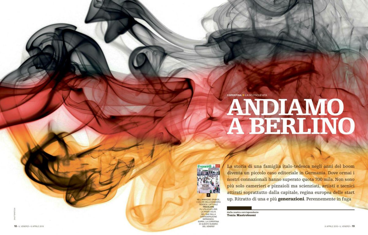 oggi sul #venerdì la copertina è dedicata agli italiani che continuano a fuggire in #germania