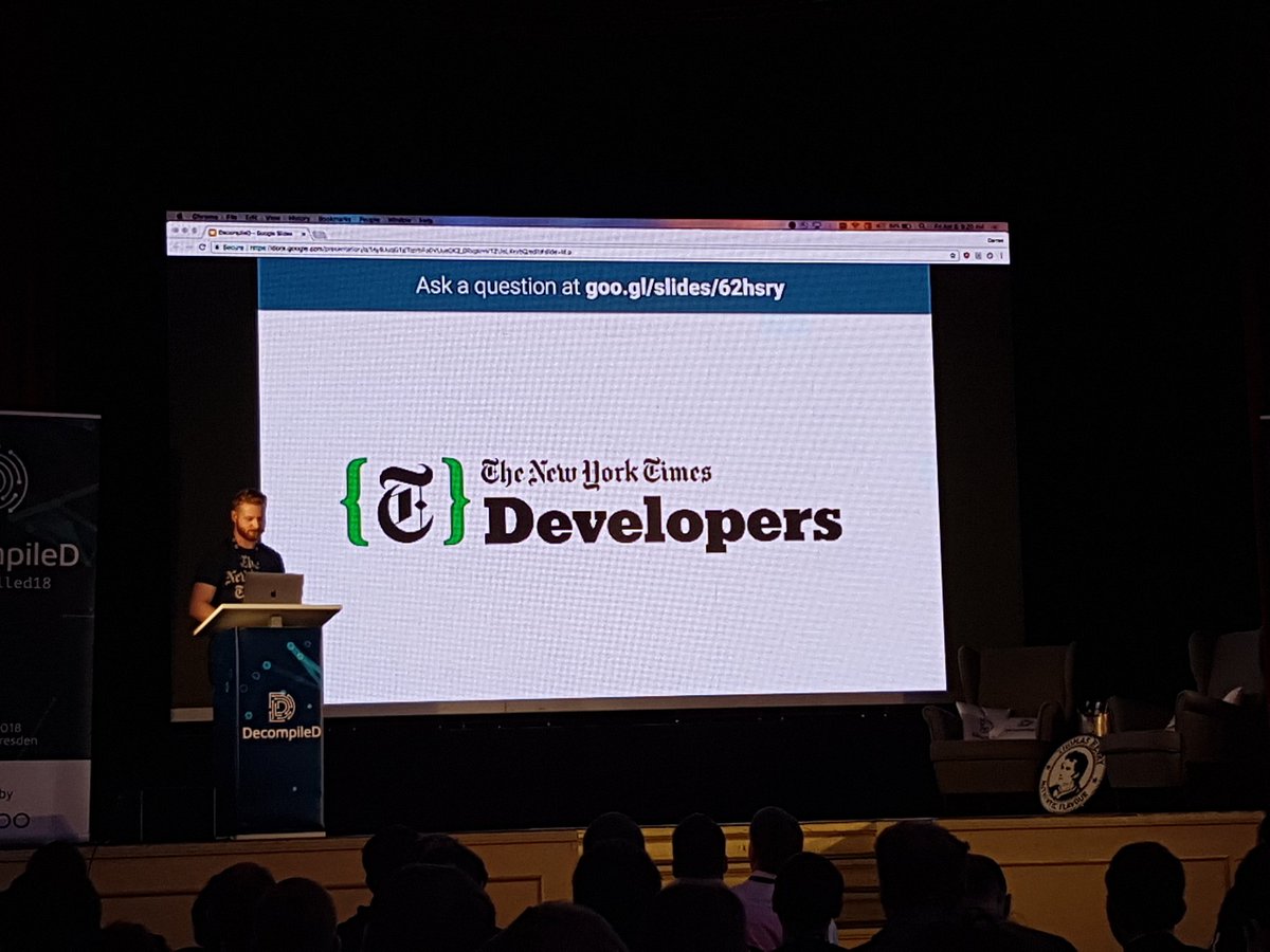 SQL_Projekt_AG's tweet photo. Now Darren McCleary from @nytimes talks about Migrating the #NYTimes Games Platform to #AppEngine
Achieved with zero downtime, #CutCost in half and #DoubleTraffic
#migration to #GCP #GoogleAppEngine use #Golang
#crossword for the win
#decompiled18 https://t.co/3EdNJJFFuk