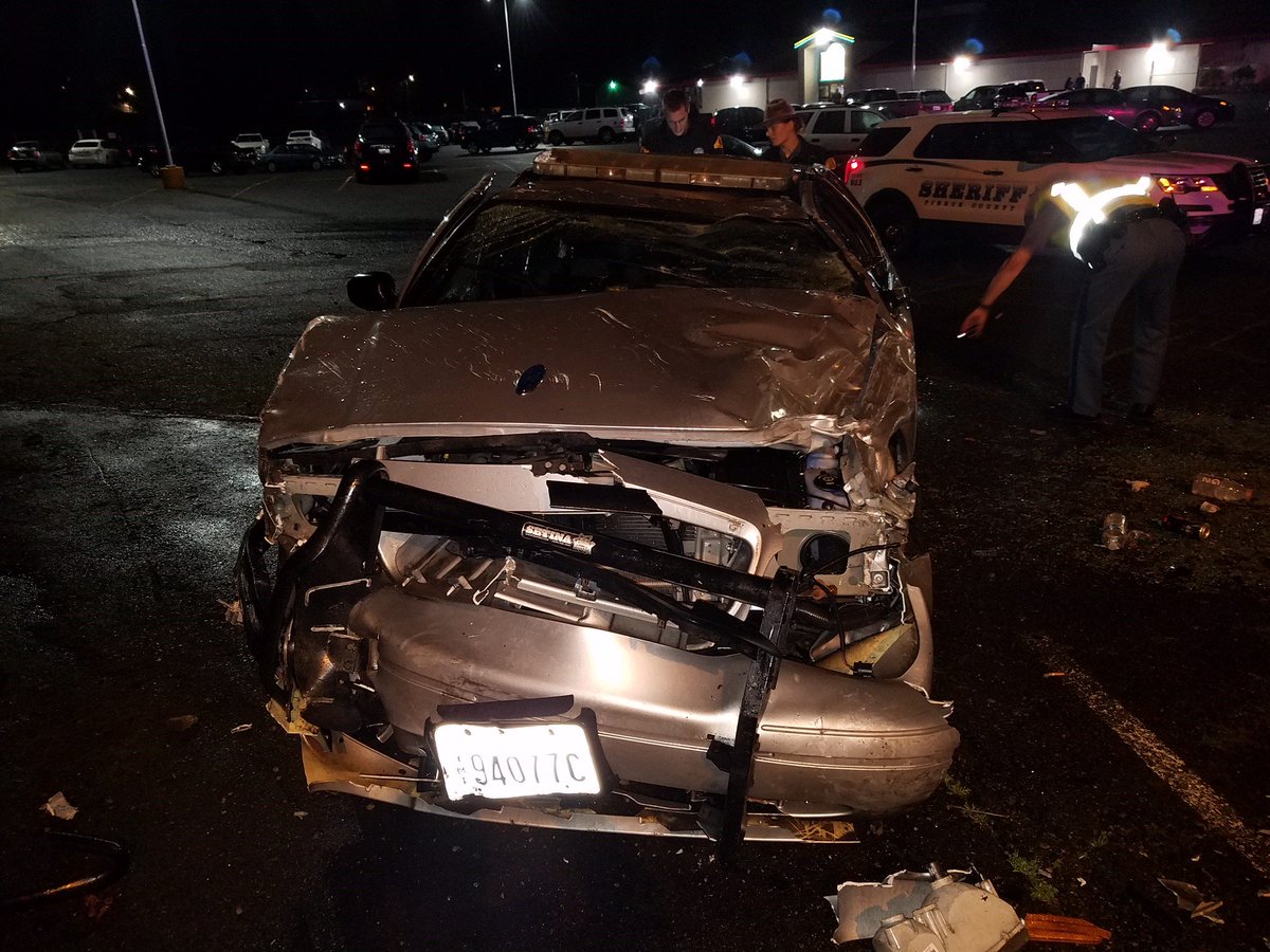 #PCSD deputy's patrol car hit by suspected drunk driver at 125th ...