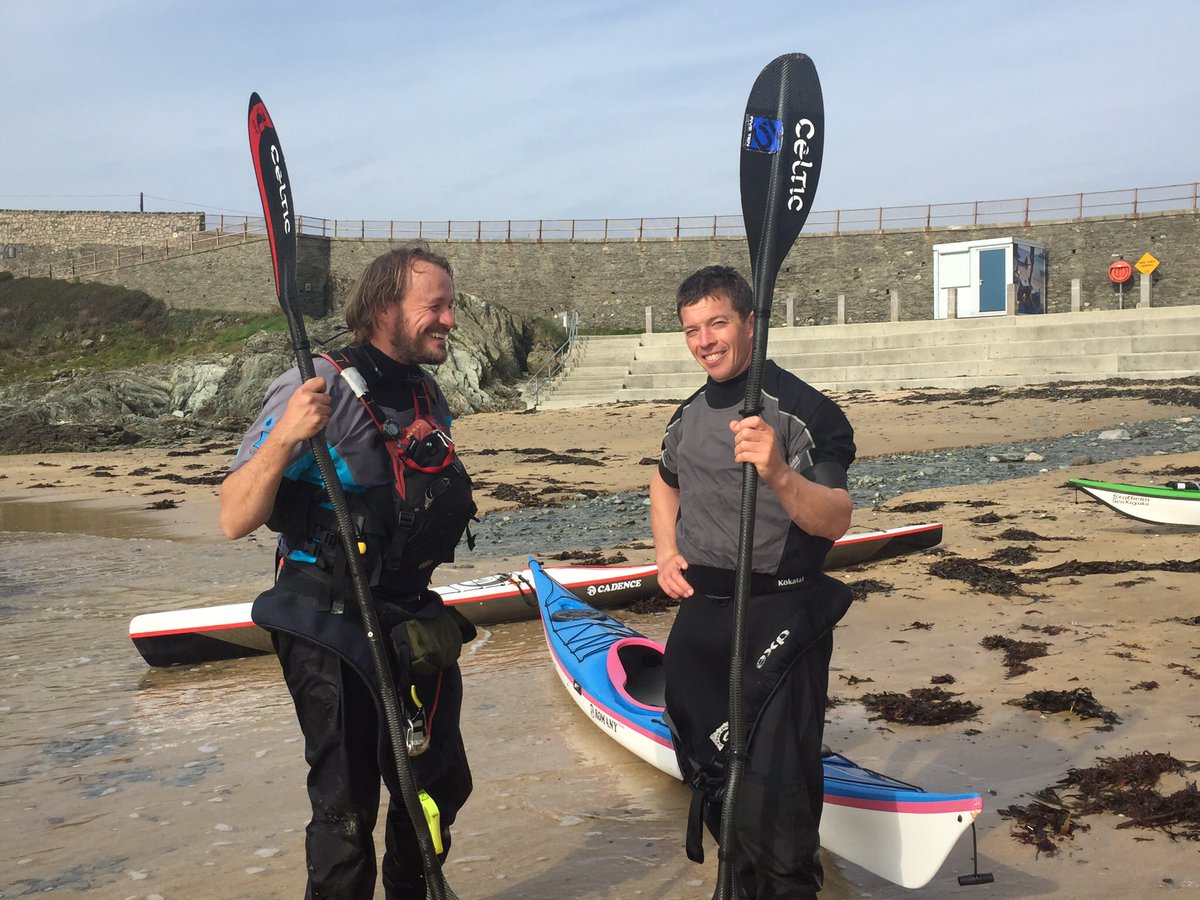 Hanging around and waiting for the 5th May and the start of this year’s #Anglesey #seakayak #symposium#. #PorthDafarchbeach