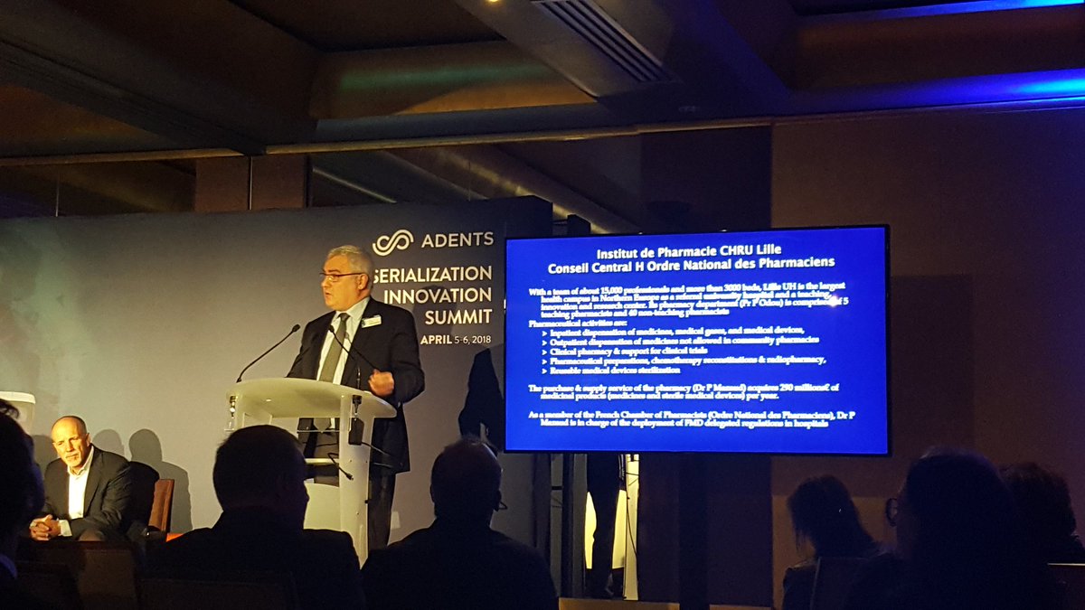 Adentsinfo's tweet photo. Impact of #Serialization at #hospital level explained at the #SerializationSummit in #Paris https://t.co/yV4qreWRUL