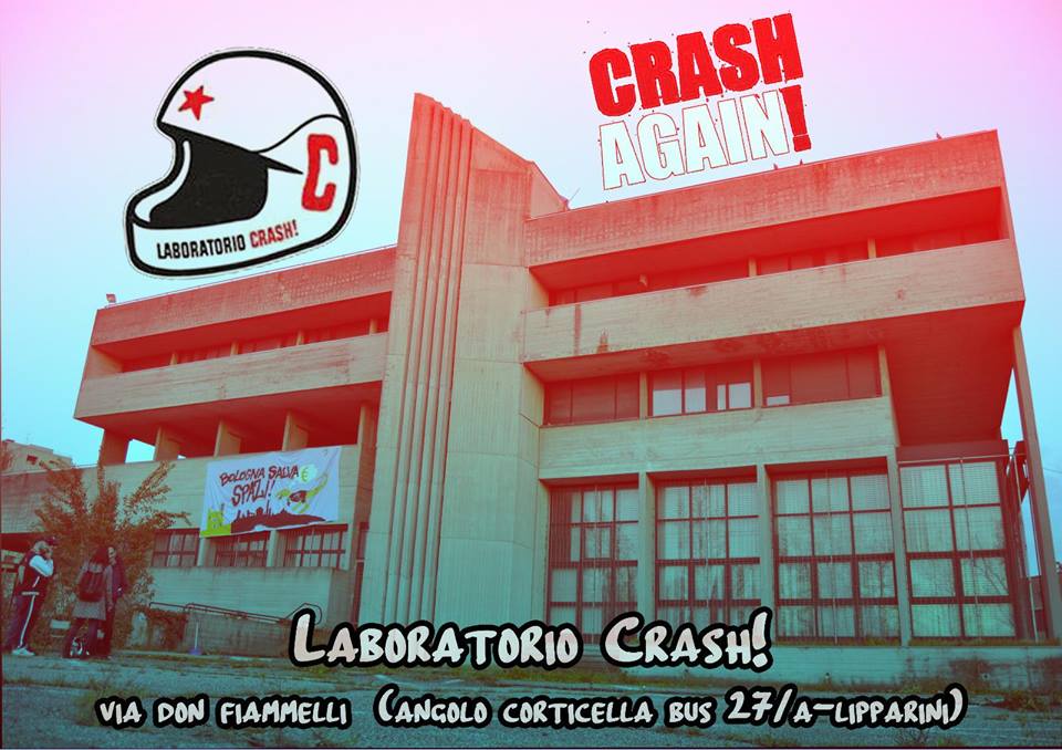 Lab_Crash's tweet image. #Bologna: Crash Again: inizia il progetto &quot;salva spazi&quot; nell&apos;ex Banca Etruria!
La prima notte di occupazione è appena trascorsa e cogliamo subito l’occasione per salutare i residenti del quartiere.. facebook.com/laboratorio.cr…