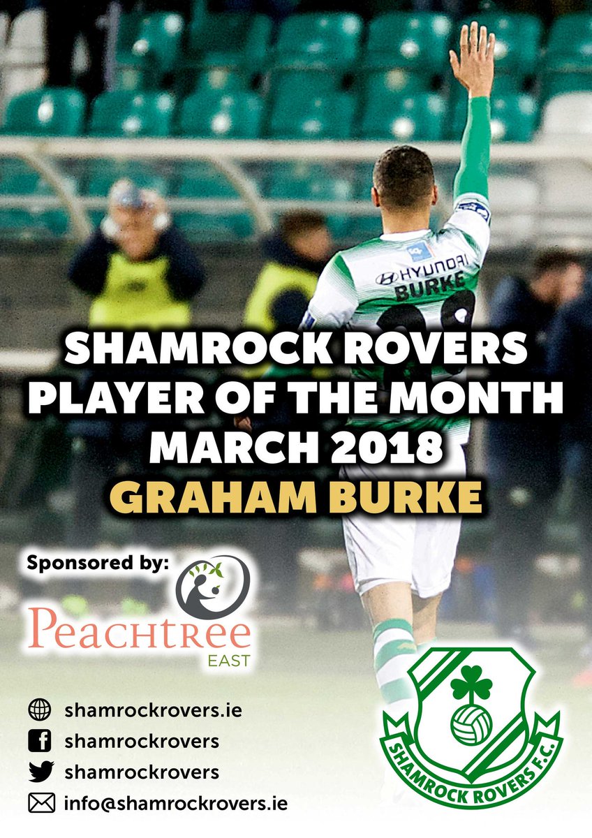 ShamrockRovers's tweet photo. Congratulations to @burkey1993 March Player of the Month https://t.co/gZmpMwJOD0