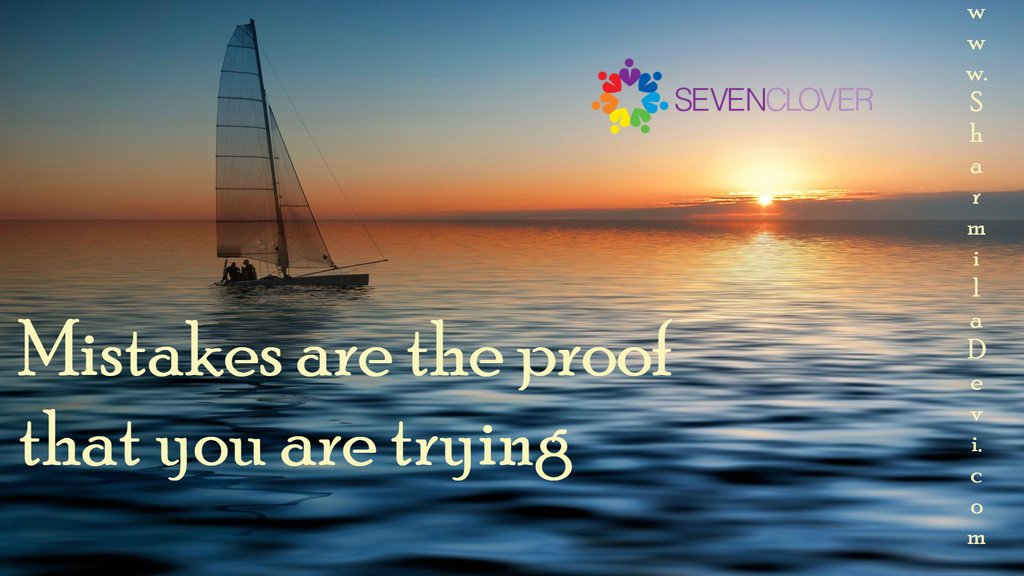 NLP_SevenClover's tweet photo. We fall because we try to climb up. Mistakes are the proof of our hard-work & effort. So we should not be afraid of mistakes ever
#NLP #SevenClover #Leadership #Excellence #SelfMastery #Reborn #SharmilaDevi #MistakesAreProof #MakeMistake #TryingNeverFails
https://t.co/3ul1SRmwY1 https://t.co/l5g7nGyXR6