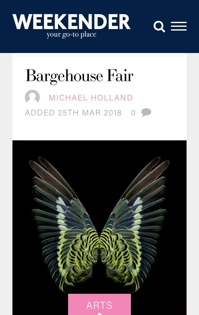 Thank you to <a href="/weekender_life/">Weekender</a> listing #RPAF as  top fair to visit in April 2018! All kicking off from 12th-15th April, get your FREE Tickets Now royspeopleartfair.com/visit.php #RPAF #artfair #makeithappen #masterpiece #urbanart #colour #londonartist #londonart #artist #streetart