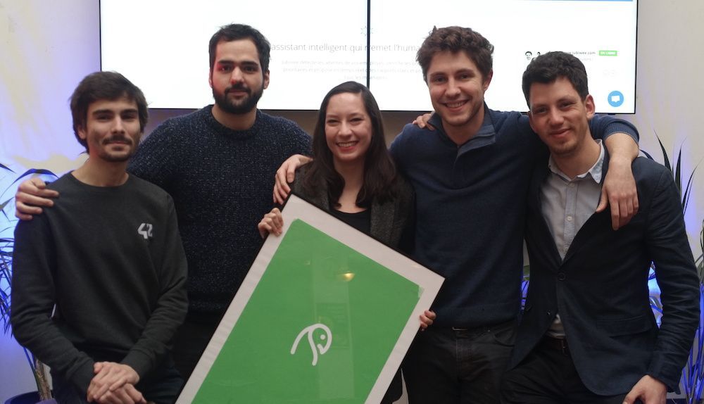 SNCFConnectTech's tweet photo. [#STARTUP] 👏 à @jubiweeapp qui lève 7⃣0⃣0⃣0⃣0⃣0⃣€  pour développer son projet ! Celui-ci permettra aux managers de prioriser les actions à mener via le sondage des salariés et d'améliorer l'expérience collaborateur.  #Act574
➡️https://t.co/OUiQyea9Yb v/@bymaddyness https://t.co/xlEdU8v40r