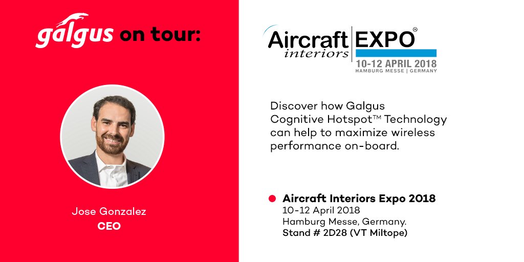 galgus_'s tweet photo. #AIX18 starts next tuesday!!! Visit us at @VTMiltope booth #2D28, there you'll find out how to maximize wireless performance on-board #AIX2018 https://t.co/FyMlmKix35
