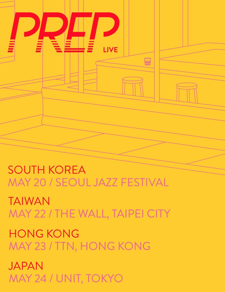 PREP_band's tweet photo. ✈️ We're coming to Japan, Taiwan and Hong Kong in May (as well as South Korea). Ticket info soon https://t.co/UMperriFcc