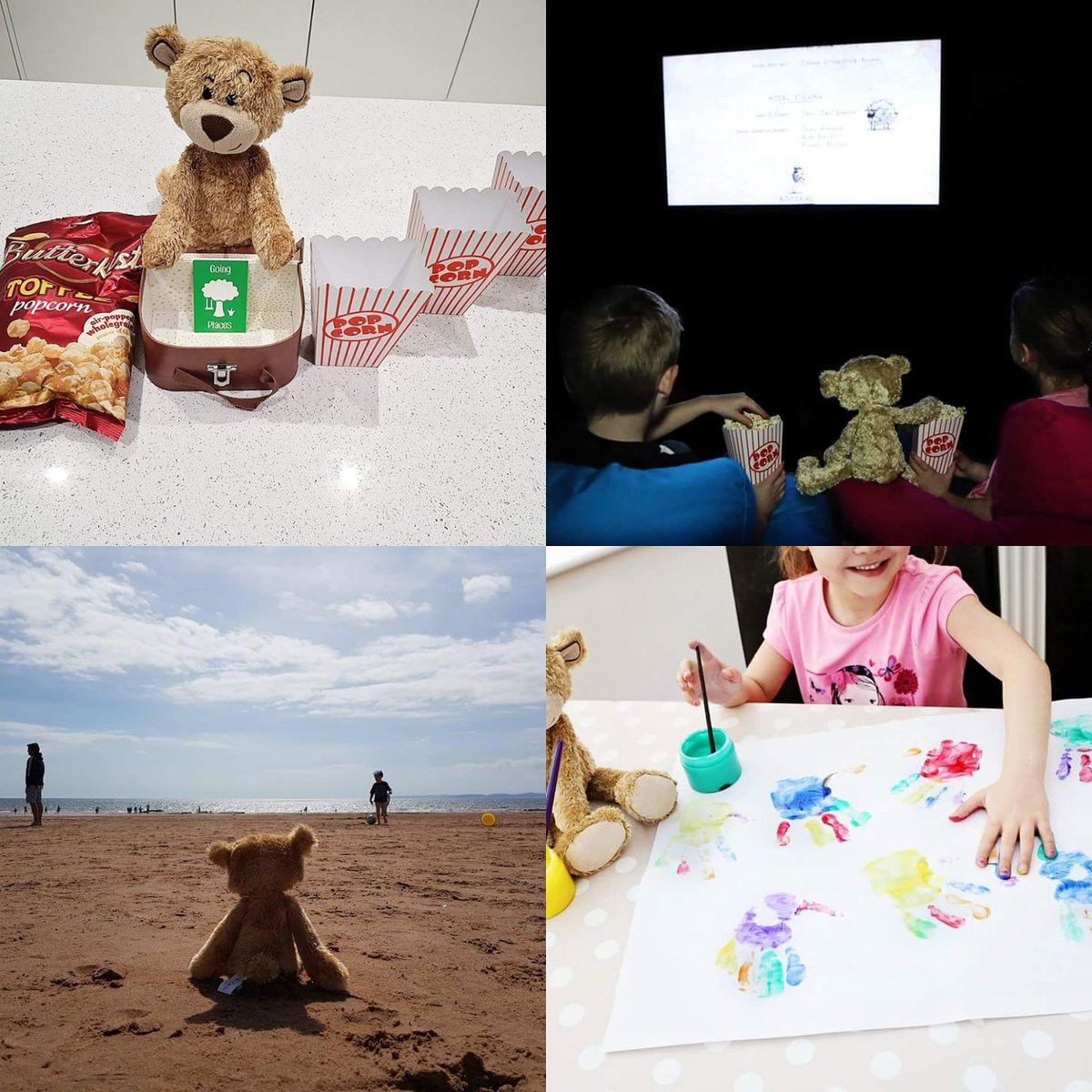 After all the wet weather we've been having it's nice to finally have a bit of sunshine during the Easter holidays! #easter #raingoaway #cinema #artsandcrafts #missyousunshine #holibobbear