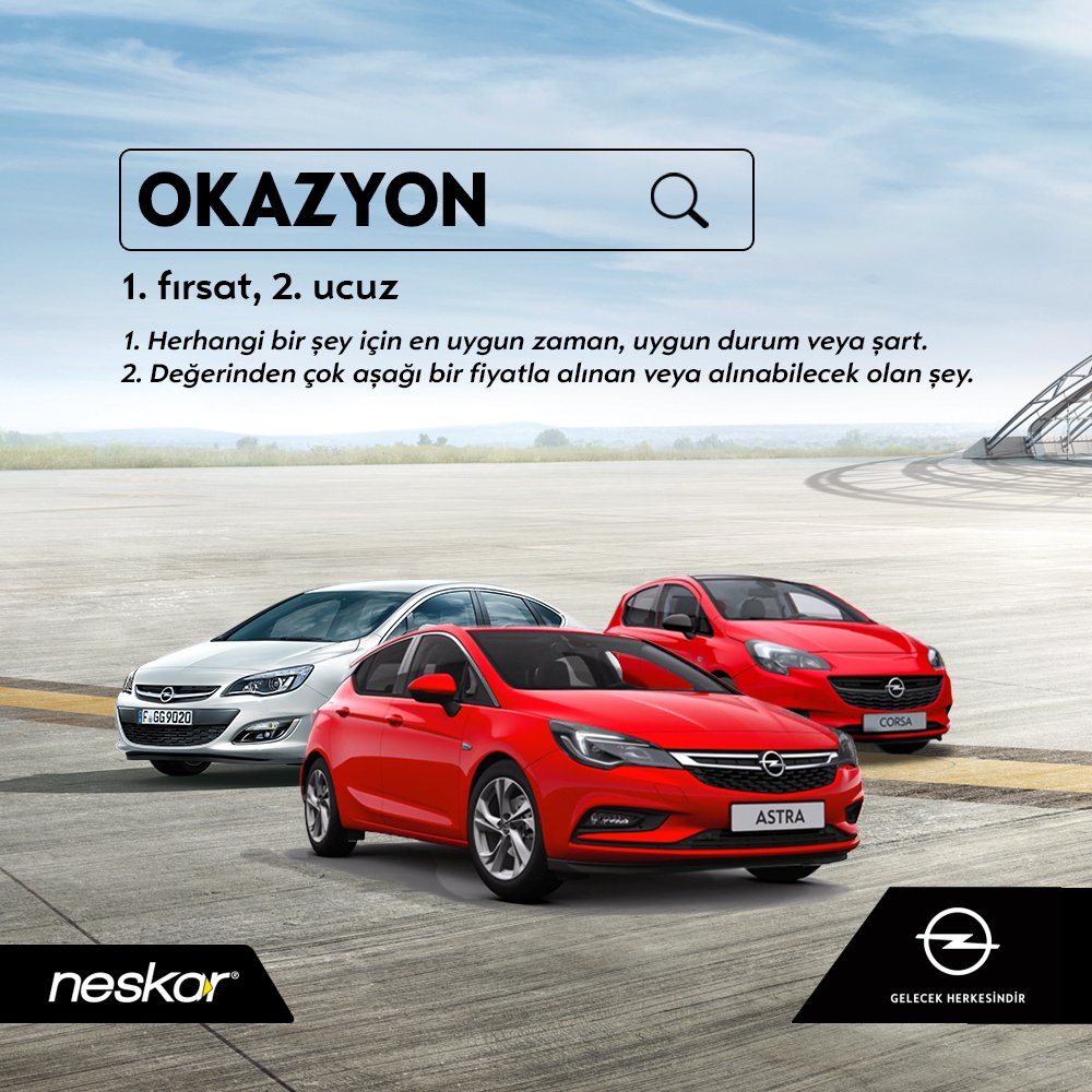 neskarbursa's tweet photo. #neskar #opel #opeltürkiye #avantaj #fırsat #ucuz #mycar #araba #auto https://t.co/VLypktY6Ko