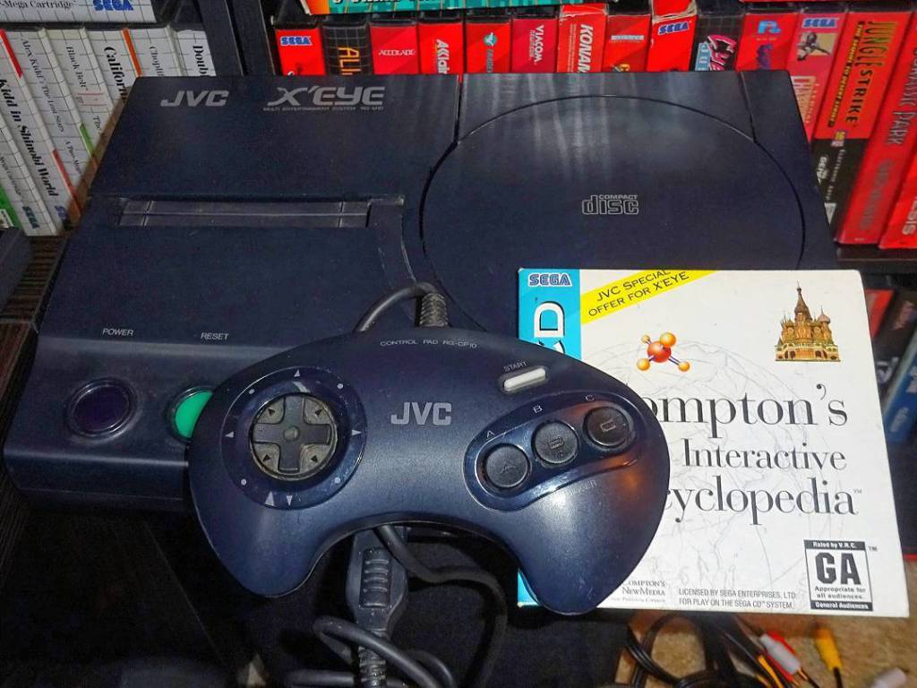 retrotechinfo's tweet photo. Have you ever seen one of these? #sega #jvc #segagenesis #segacd #jvcxeye #retro… https://t.co/uaLSa9Ijqv https://t.co/kEumP6nYS9