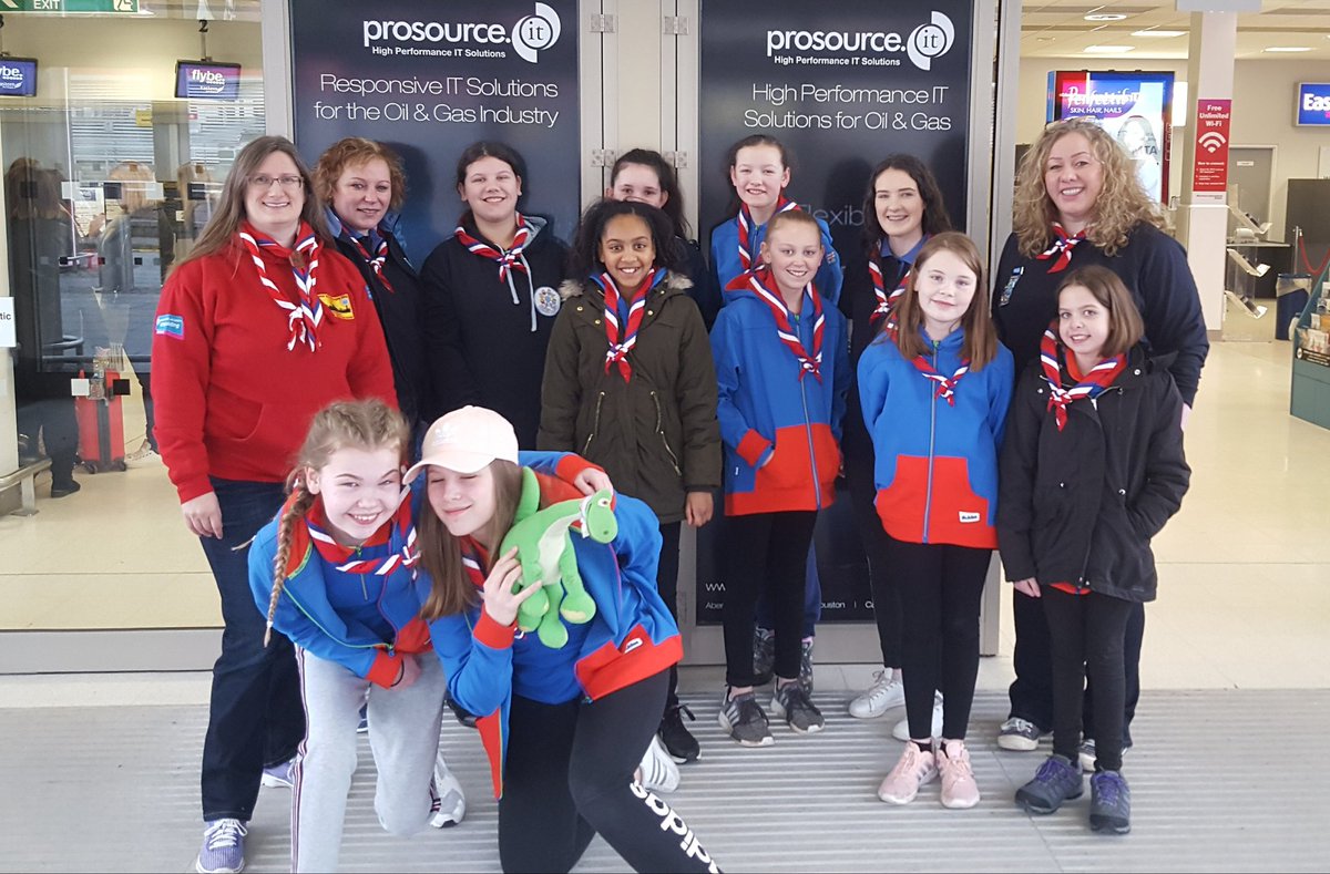 AberdonDashers's tweet photo. Ready, Steady, Go and we are off!!! 🇬🇧🛫🇩🇰 @GirlguidingScot @GirlguidingAbdn @DenmarkDash @ScotlandINTOPS 
#DenmarkDash https://t.co/w3s5hMZbJ6