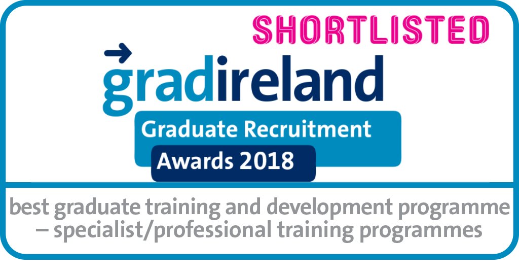 gradireland's tweet image. Congratulations to #HedgeServ who have been shortlisted for Best Graduate Training and Development Programme Specialist/Professional kindly sponsored by @Workday #gradawards18