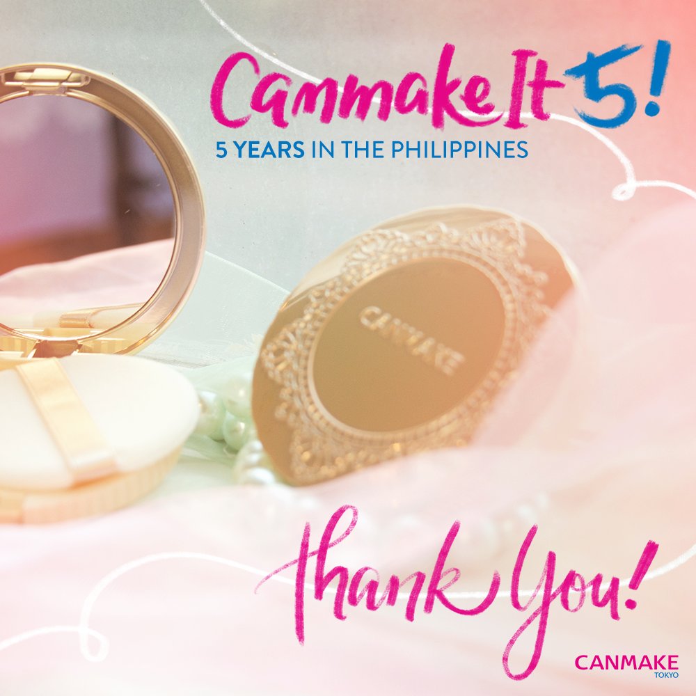 canmakeph's tweet photo. To everyone who helped us reach this milestone, one BIG THANK YOU! #CanmakeIt5 https://t.co/WKvxKjIKnB