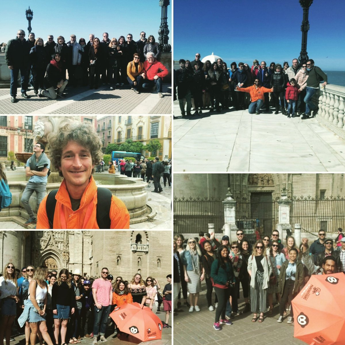 pancho_tours's tweet photo. 👣🌞👣 Another spectacular week accompanying our travelers through the streets of #Seville and #Cadiz. Thank you for choosing us!
#privatetour #visitesprivees #toursprivados #Felizviernes #felizfinde #feria2018 #feriaabril18 #vacances #tourtravel #tourguide #guidedtour #FreeTour https://t.co/mEJO36aH9R